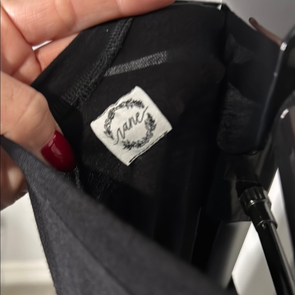 Elegant Black Women's Dress, oversized Batwing - Picture 2 of 4